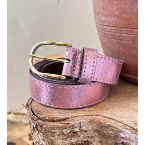 Elvy Metallic Belt Licht Roze