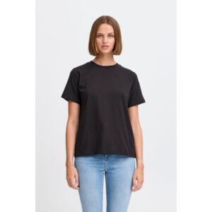 ICHI IHPalmer Boxy T-SHirt Zwart
