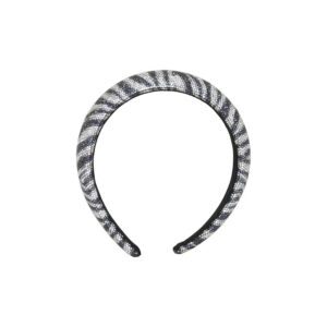 ICHI Iavijia Zebra Print Glitter Diadeem