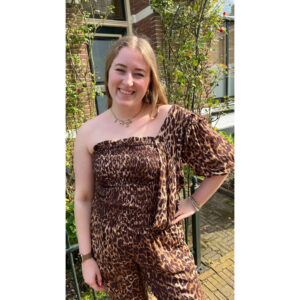 Harper&Yve Ally-SS Leopard Top Bruin