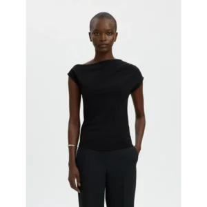 Selected Women SLFMolly Top Zwart