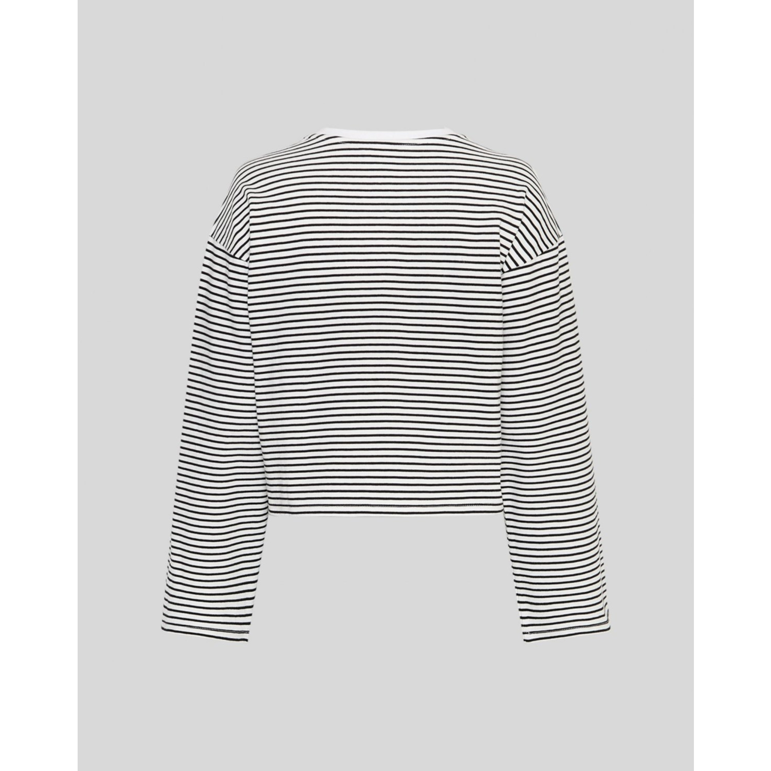 MSCH Copenhagen Krestiana Striped Top Zwart Wit - Afbeelding 2