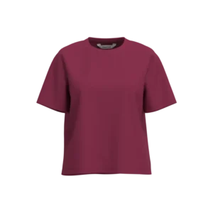 Selected Women SLWEssential Boxy T-Shirt Paars Roze