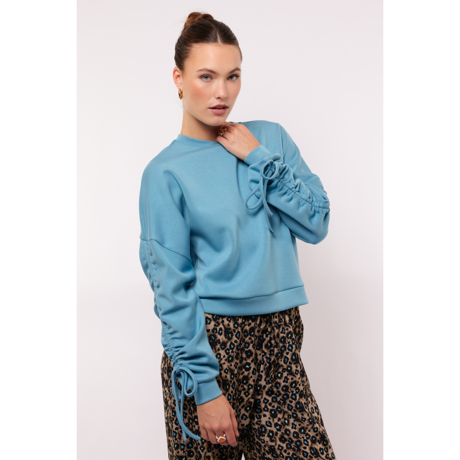 Fluresk Lior Sweater Adriatic Blauw - Afbeelding 4