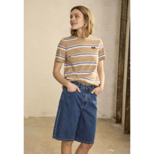 Pulz PZBridget Bermuda Jeans Shorts Blauw