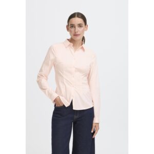 ICHI IhDima Getailleerde Blouse Zacht Roze