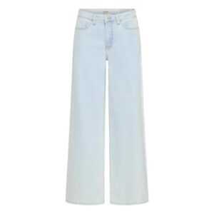 ICHI IHTwiggy Wide Leg jeans Licht Blauw