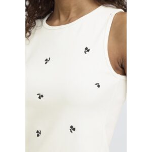 ICHI IHPalma Zwarte Cherries Tanktop Wit