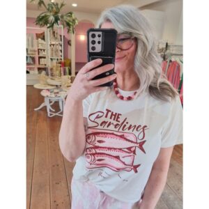 Fluresk Lianet Sardines T-Shirt Wit