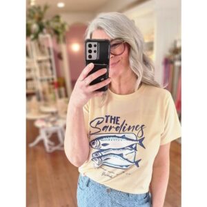 Fluresk Lianet Sardines T-Shirt Geel