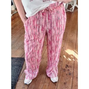 Fluresk Claribel Pants Rood Roze