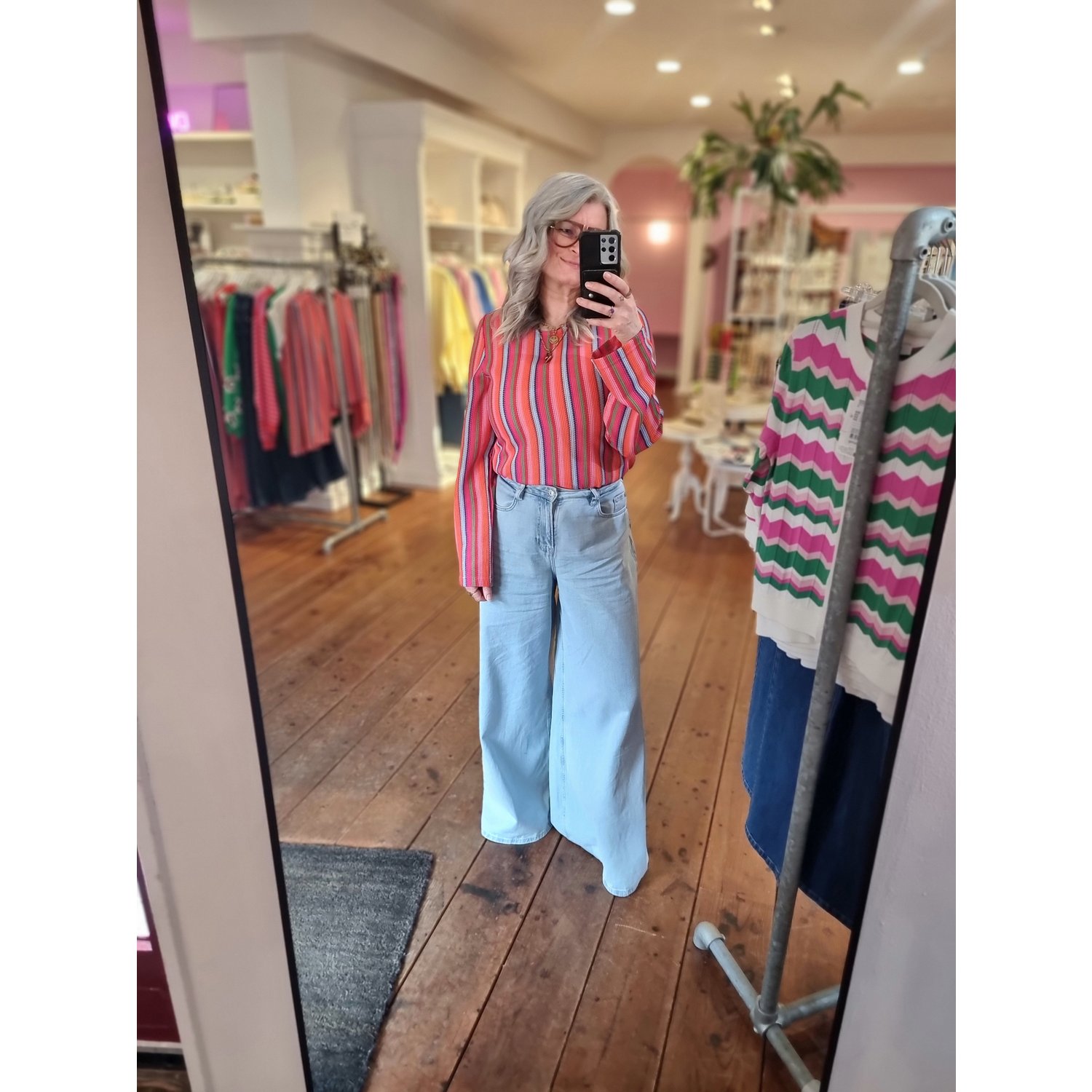 ICHI IHLibella Striped Top Multicolor - Afbeelding 2