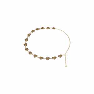 Fluresk Zelie Chain Hartjes RIem Goud