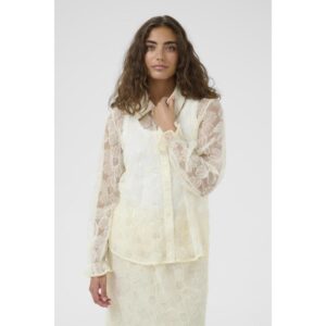 Culture CUMera Flower Blouse Boter Geel