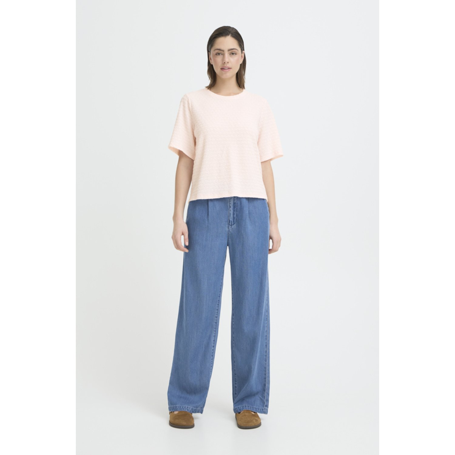 Pulz PZBrea SS T-shirt Licht Roze - Afbeelding 2