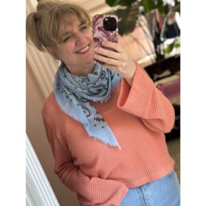 Fluresk Mie Sweater Peach Oranje