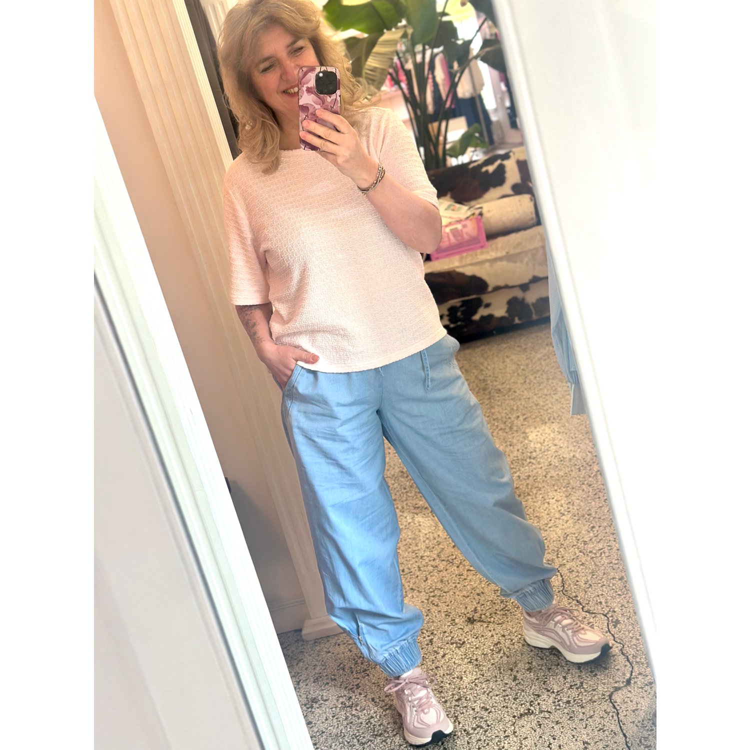 Pulz PZBrea SS T-shirt Licht Roze - Afbeelding 8