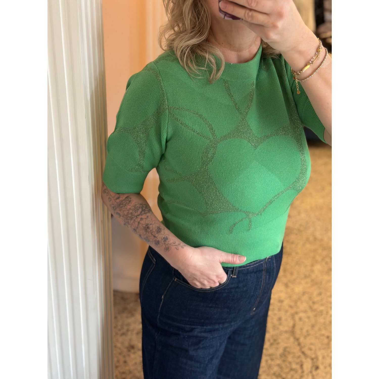 Culture CUhearty Top Groen - Afbeelding 7