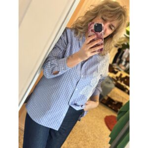 Culture CUjani Deco Blouse Blauw