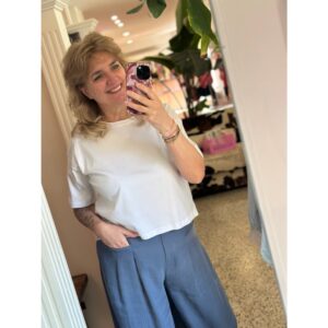 MSCH Copenhagen MSCHMoa Melea T-Shirt Wit