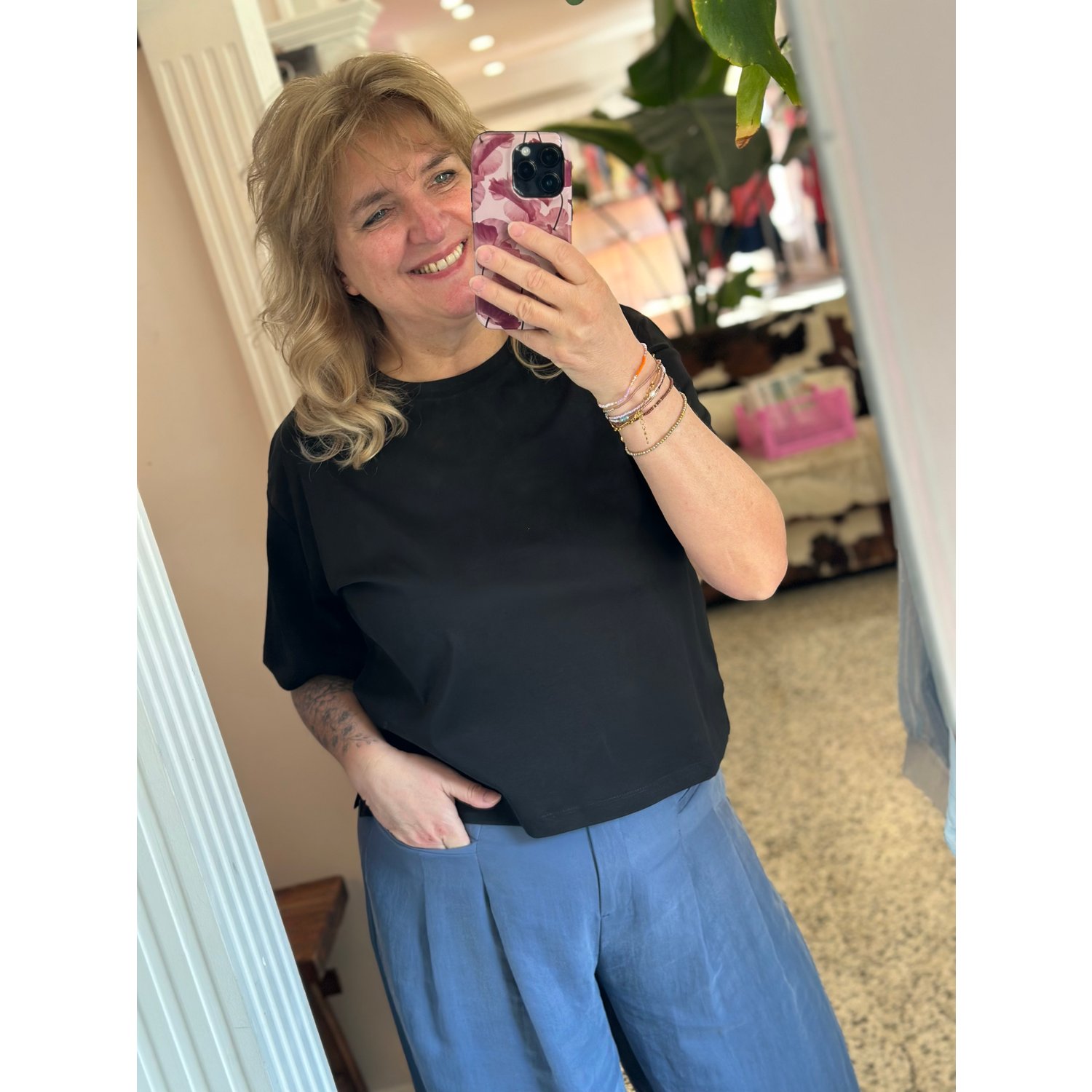 MSCH Copenhagen MSCHMoa Melea T-shirt Zwart