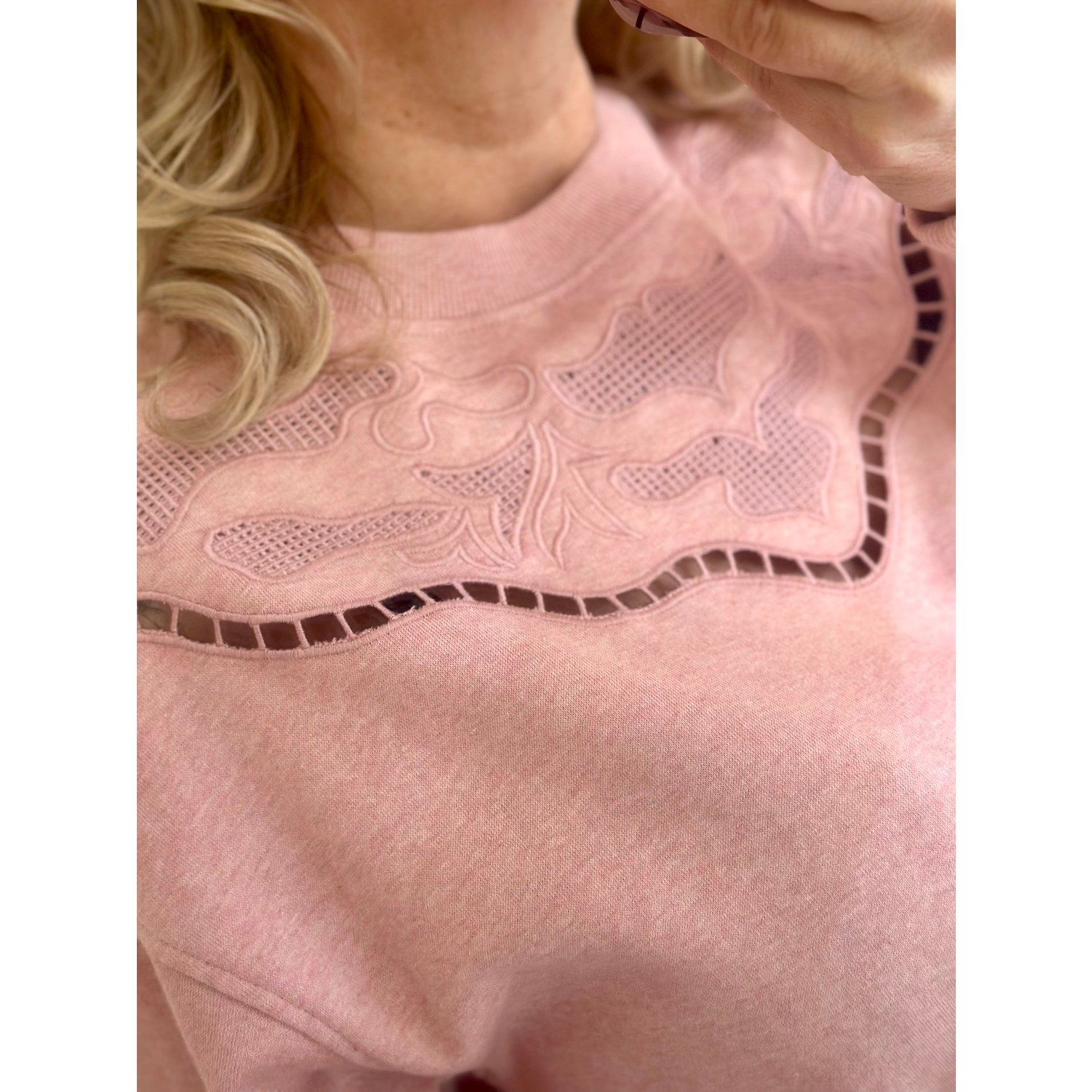 Pulz PZAnastasia Sweater Zilver Roze - Afbeelding 8