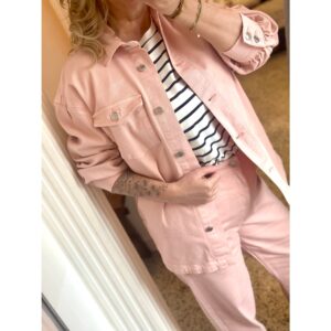 Pulz PZAddy Jeans Blouse Roze