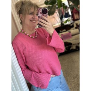 Fluresk Mie Sweater Roze