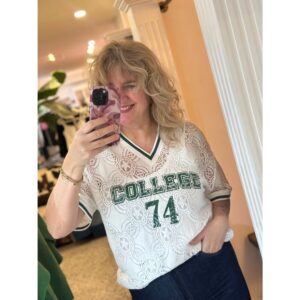 Culture CUcollege Olu Lace T-Shirt Wit