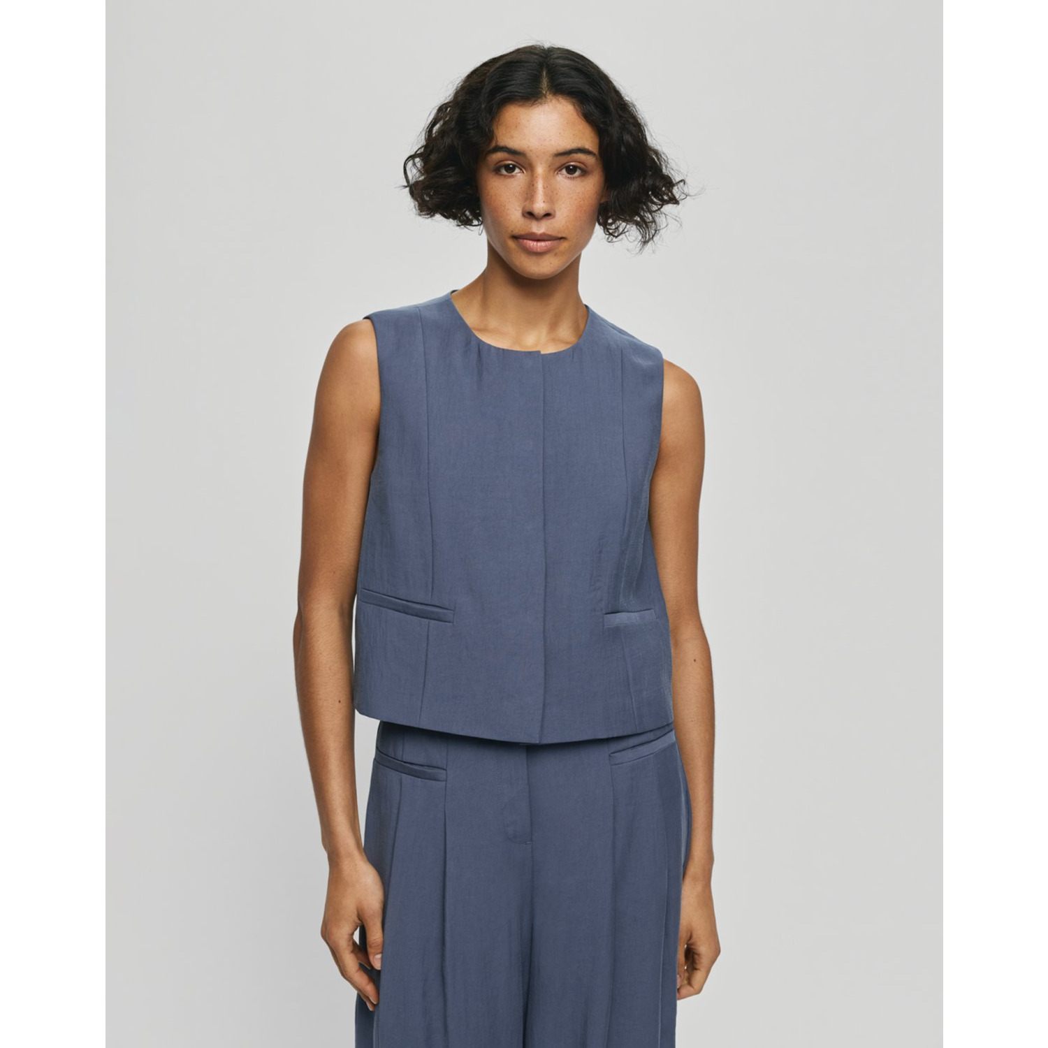 MSCH Copenhagen MSCHFrode Gilet Blauw - Afbeelding 6