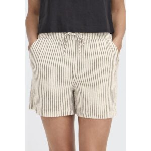 B.young BYFalakka Shorts Gestreept Zwart Beige