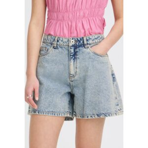 ICHI IHAveny Jeans Shorts Bleached Licht Blauw