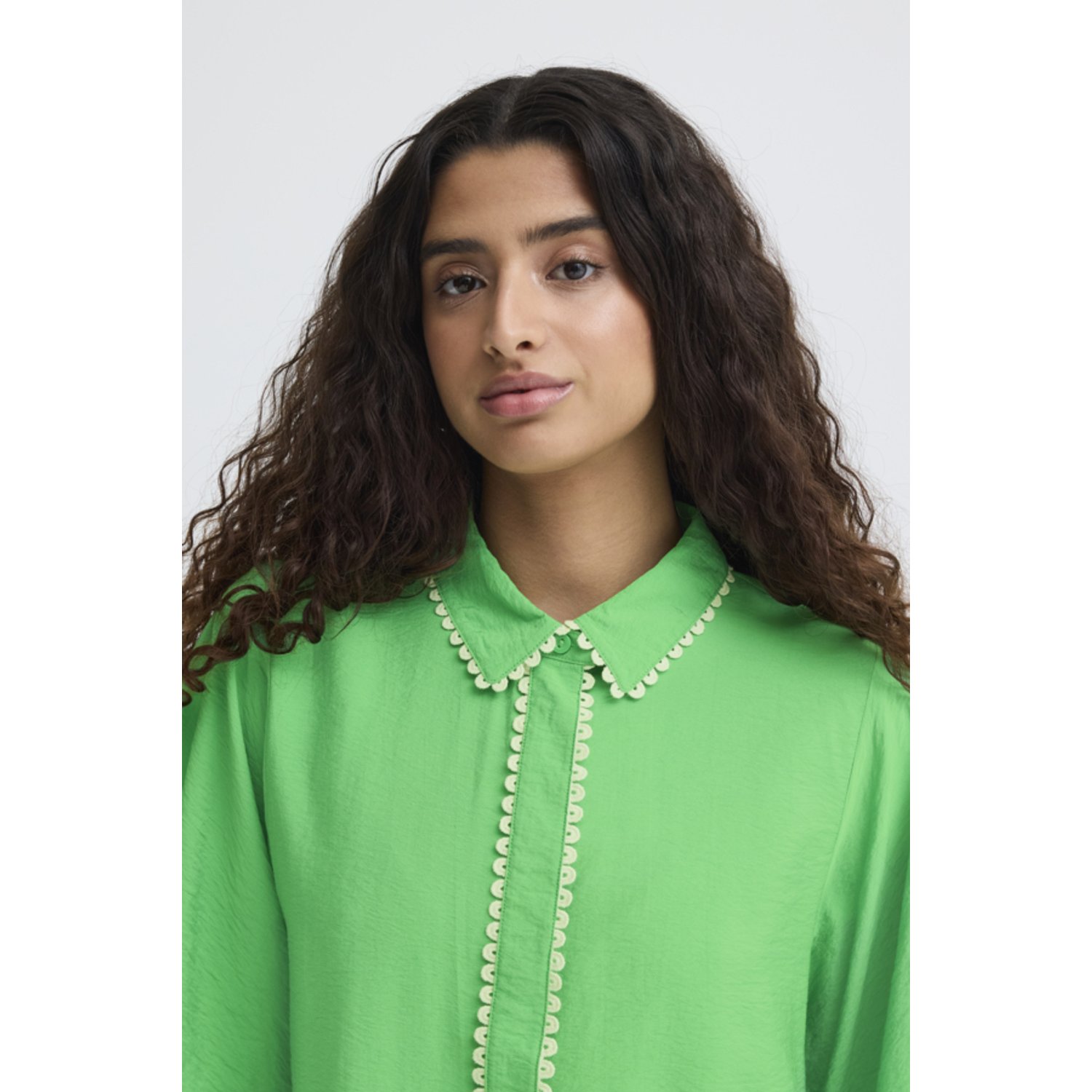 ICHI IHLeni Blouse Groen - Afbeelding 3