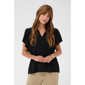 Culture CUPenny Elina Blouse Top Zwart