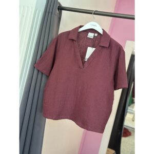 ICHI IHKaba Blouse Top Bordeaux