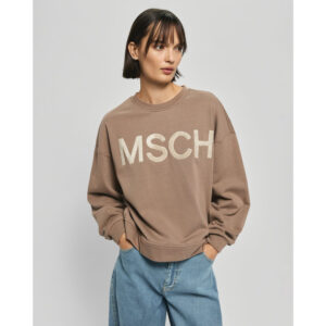 MSCH Copenhagen MSCHMela Briena Logo Sweater Bruin