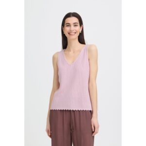 B.young BYMobbe Glitter V hals Top Roze