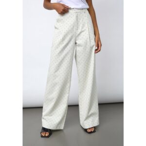 Sisters Point Great-Pa7 Dot Pantalon Wit