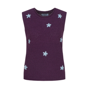 Fluresk Blair Knitting Top Paars