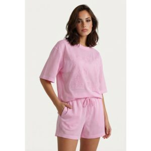 Fluresk Flow T-shirt Roze
