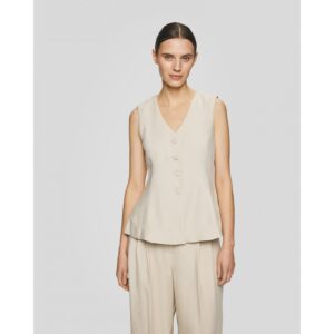 MSCH Copenhagen Esteriane Waistcoat Crème