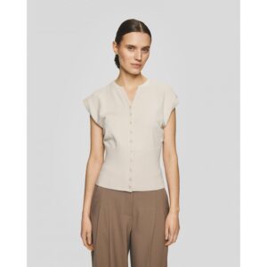 MSCH Copenhagen Isabis Vest Creme Wit