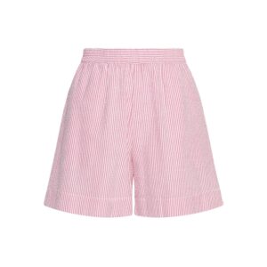 MSCH Copenhagen Felicity HW Striped Shorts Wit Rood