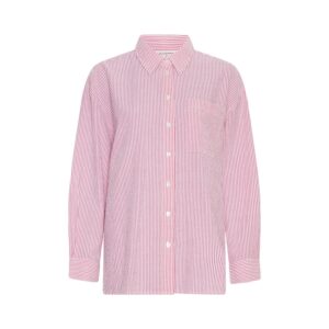 MSCH Copenhagen Felicity Striped Blouse Wit Rood