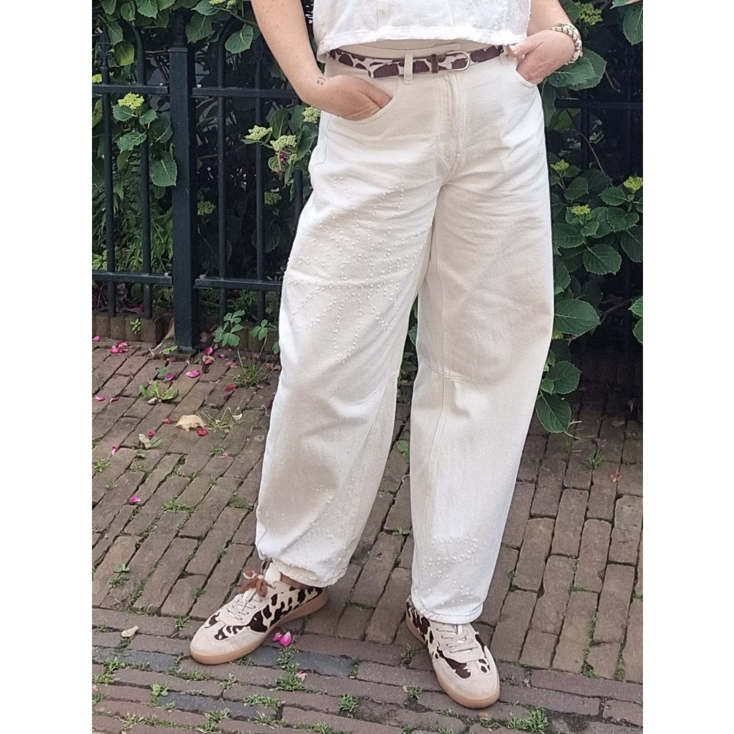 MSCH Copenhagen Dexter Barrel Pants Room Wit