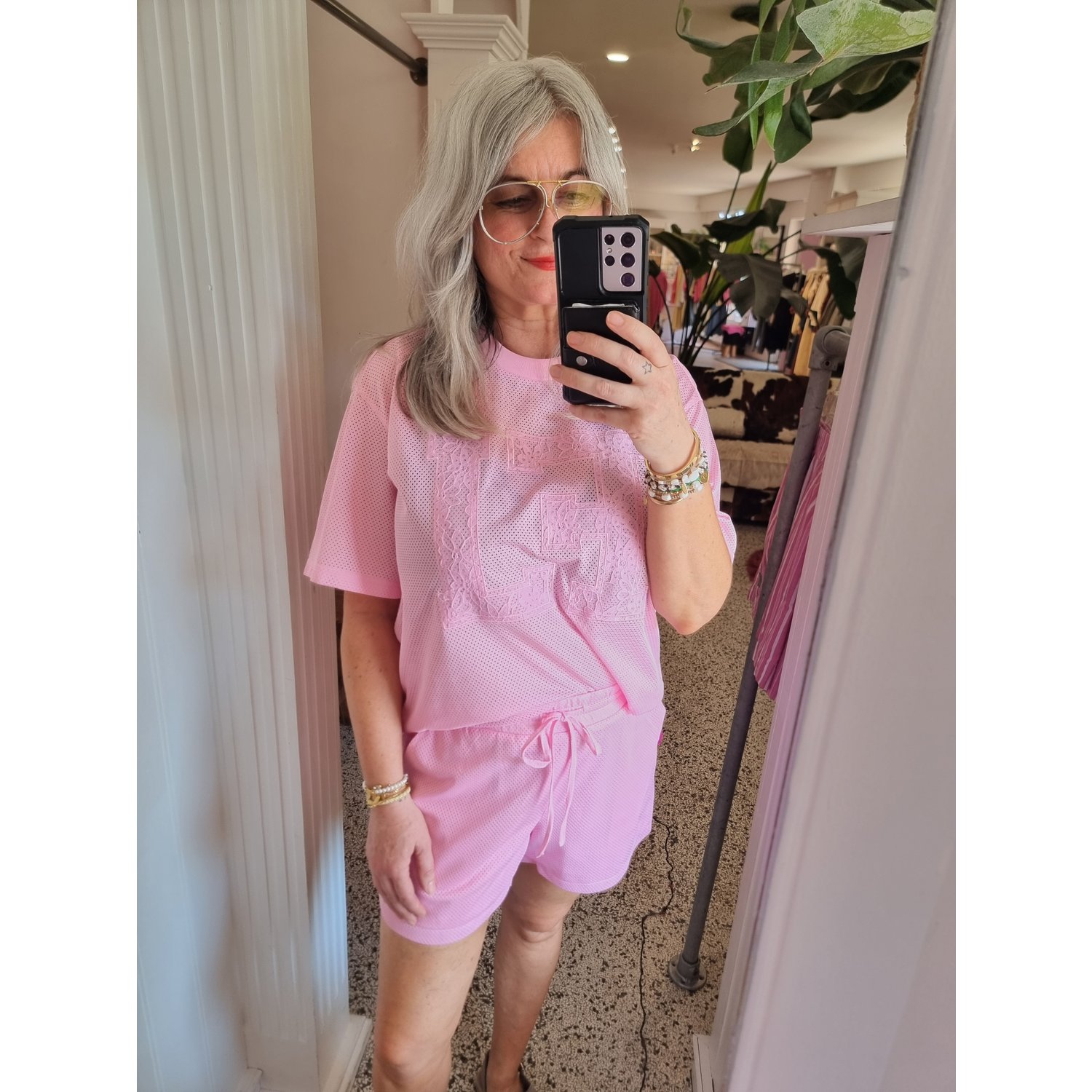 Fluresk Flow T-shirt Roze - Afbeelding 6