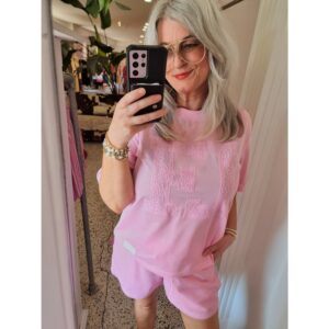Fluresk Flow T-shirt Roze