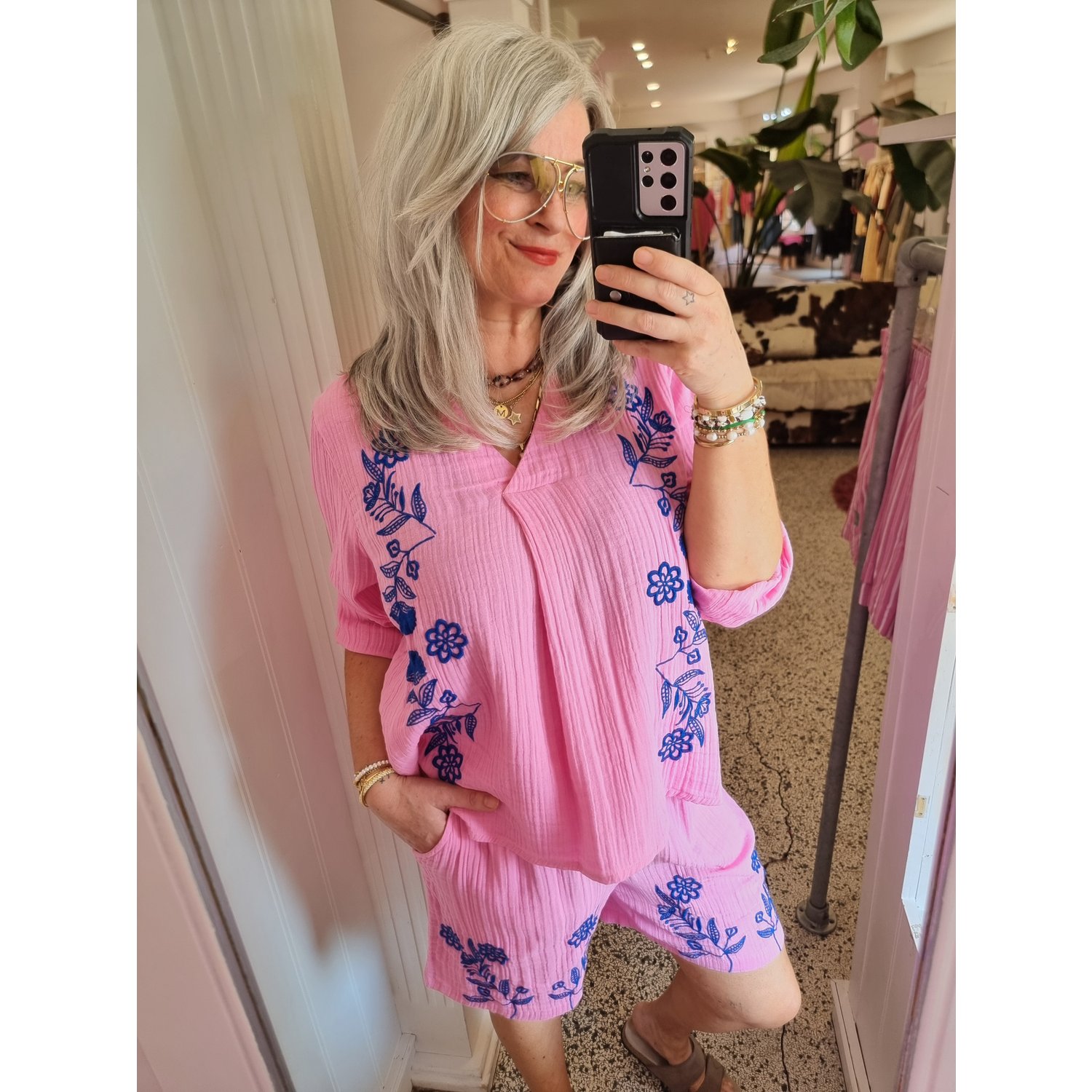 Culture CUTala Elina Blouse Roze - Afbeelding 2