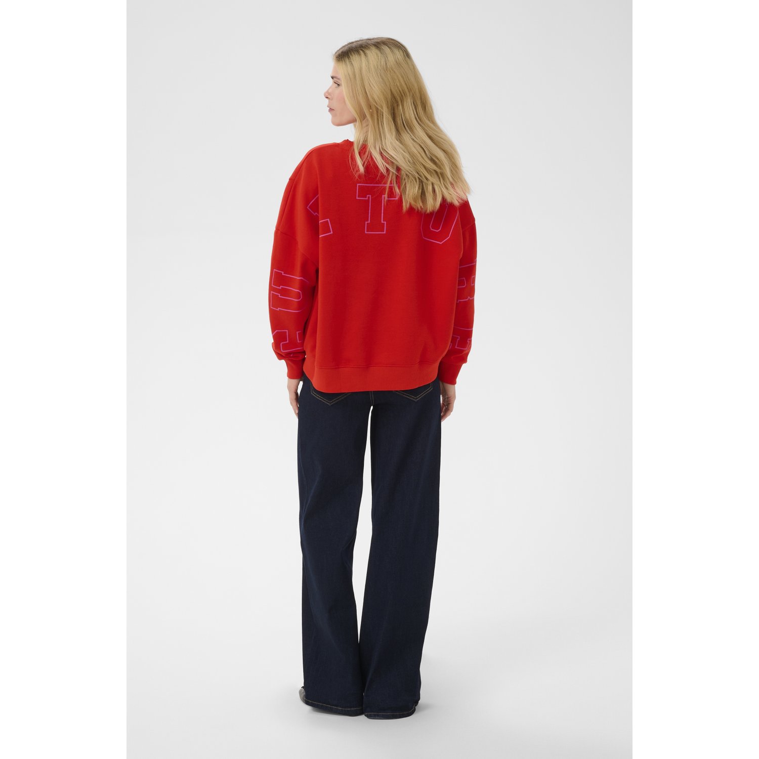 Culture CUangela Charlie Sweater Rood - Afbeelding 3