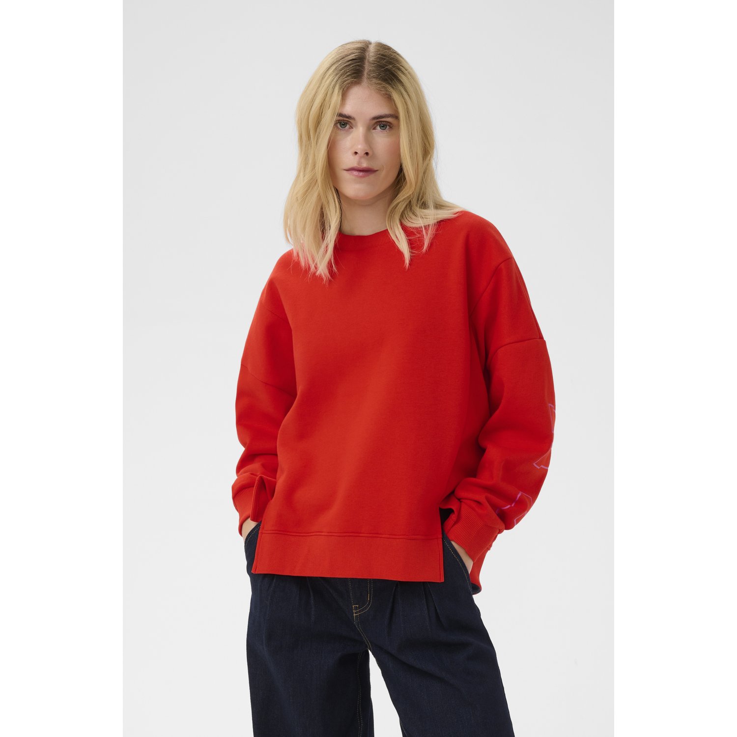 Culture CUangela Charlie Sweater Rood - Afbeelding 5